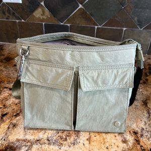 Athleta sage green handbag